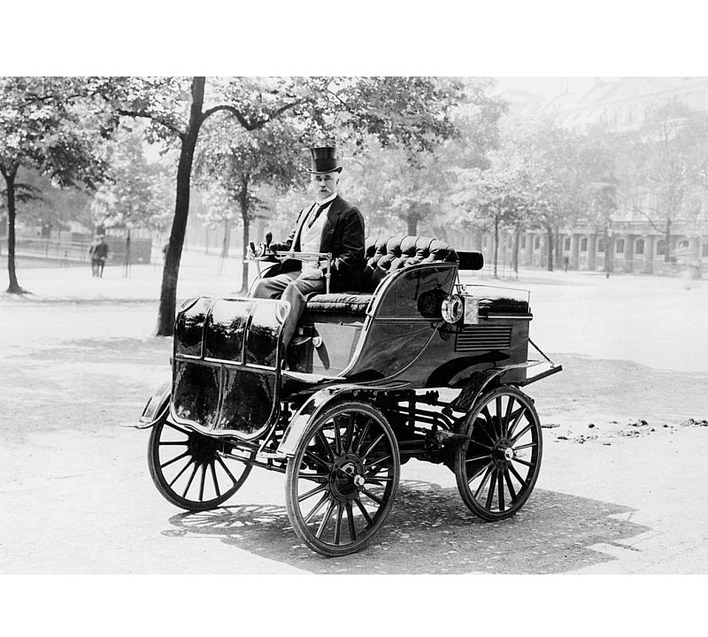 Electric car from 1830s
