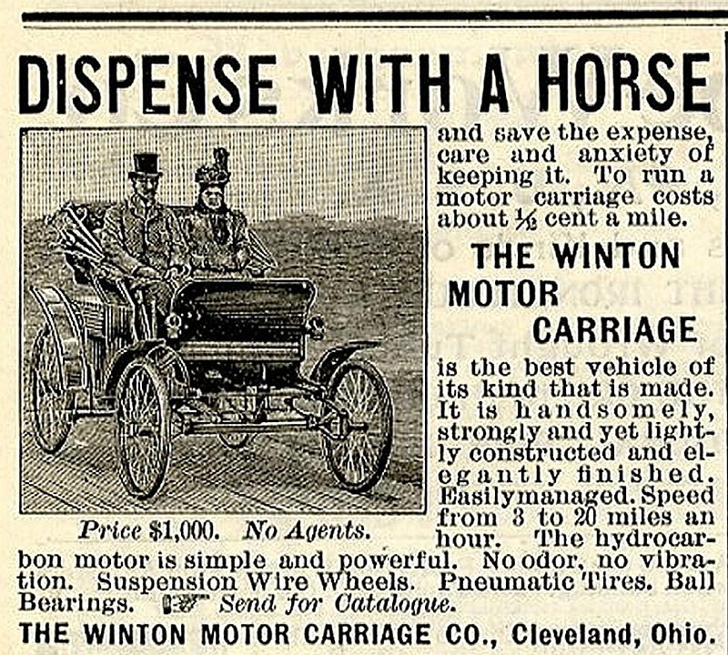 First Card Ad 1898