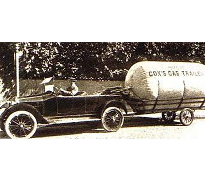 Natural gas vehicle from 1930s